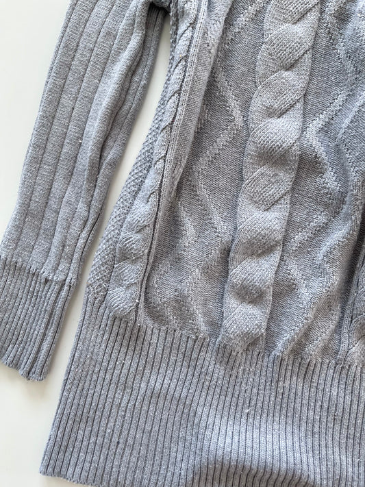Cable Knit Solid Sweater-Bust 32