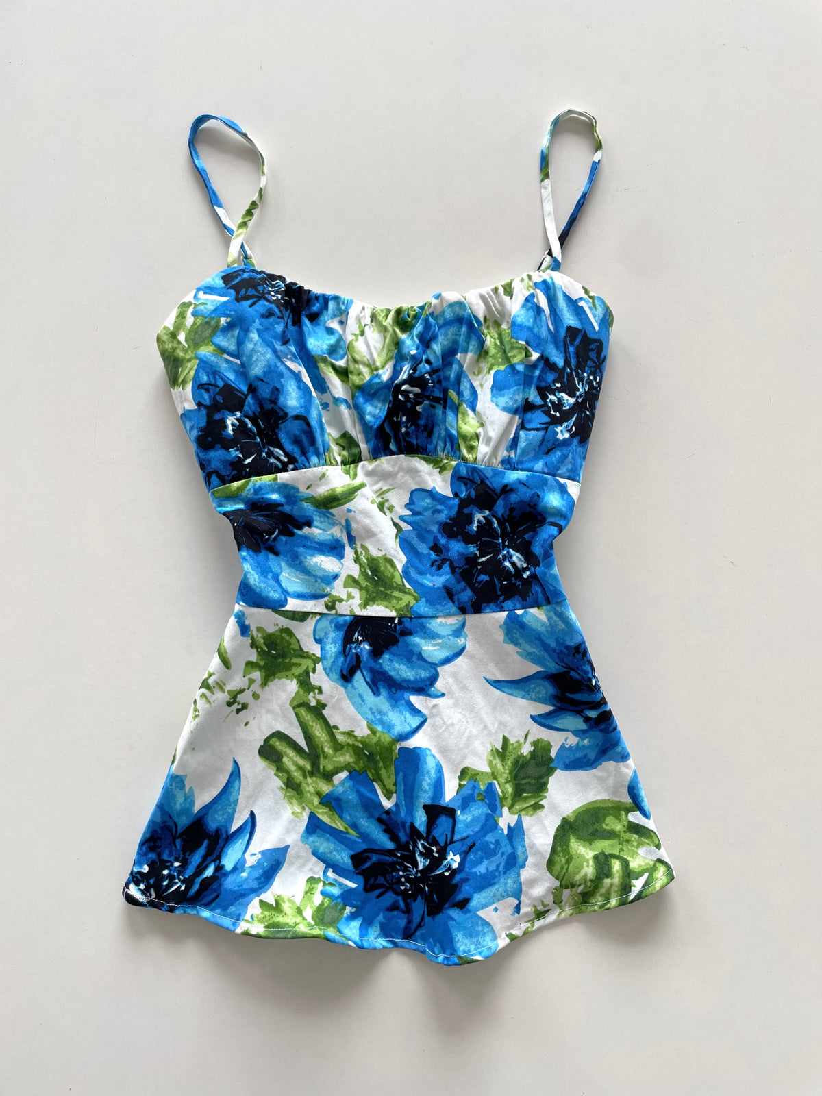 Dots Floral Vintage Top-Bust 34