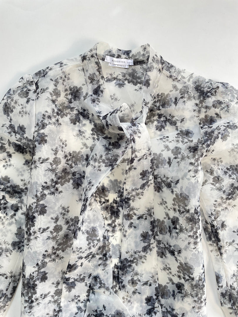 Organza Sheer Top-Bust 36