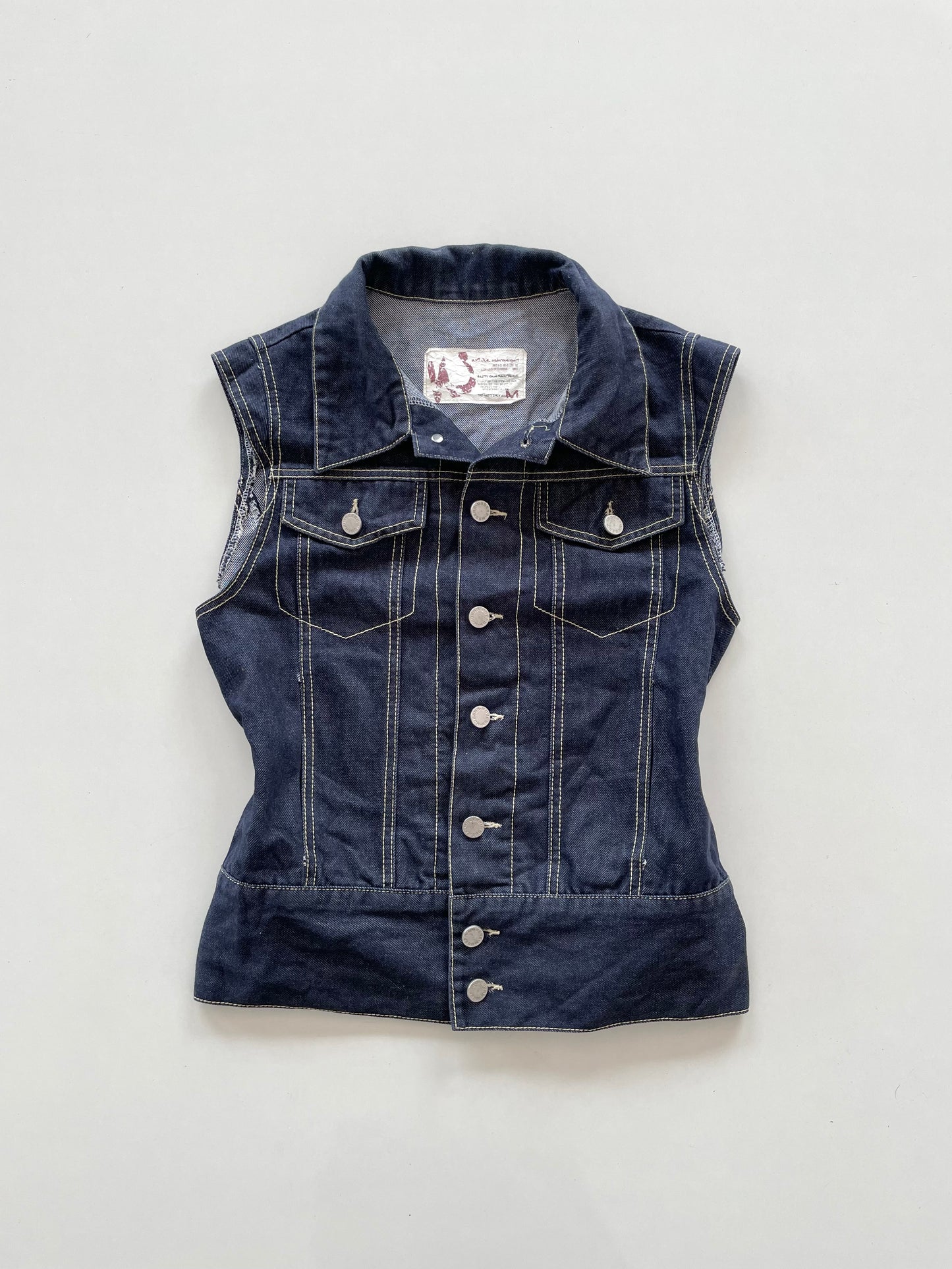Denim Vest-Chest 36