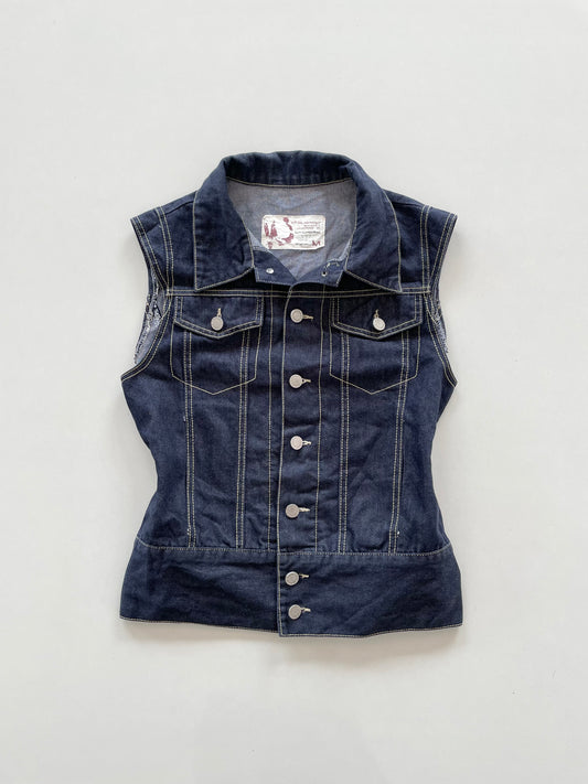 Denim Vest-Chest 36