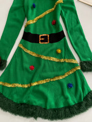 Christmas Sweater Dress-Bust 32