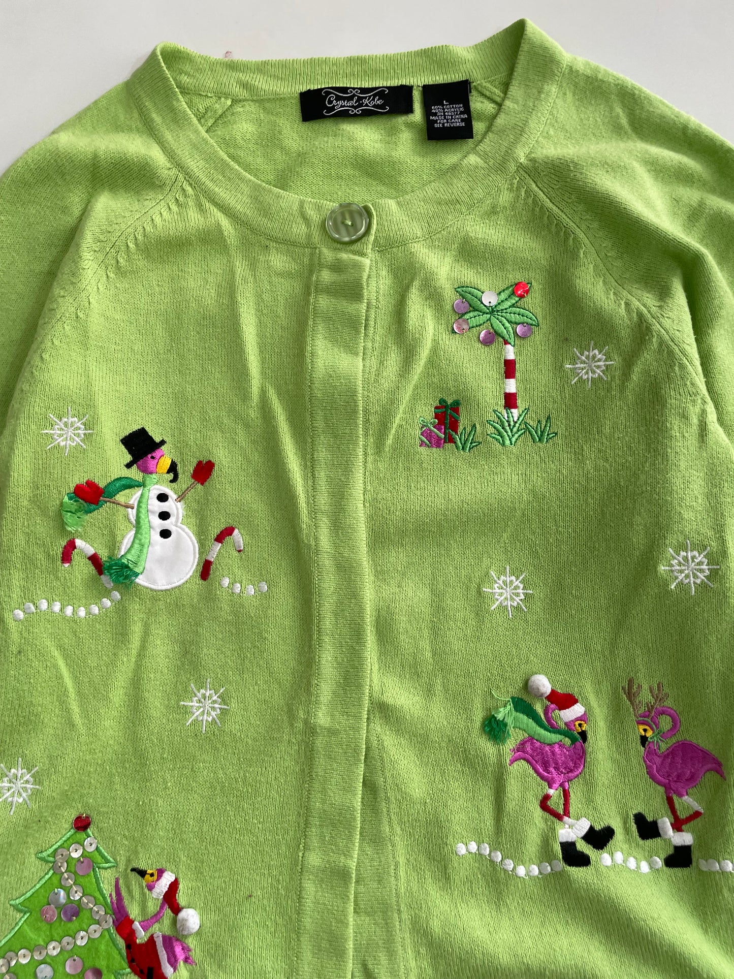 Crystal Kobe Christmas Sweater-Bust 38