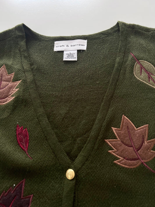 Croft&Barrow Embroidered Vest Sweater-Bust 40