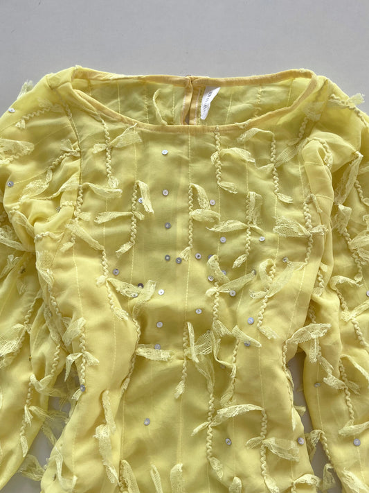 Sheer Vintage Top-Bust 40