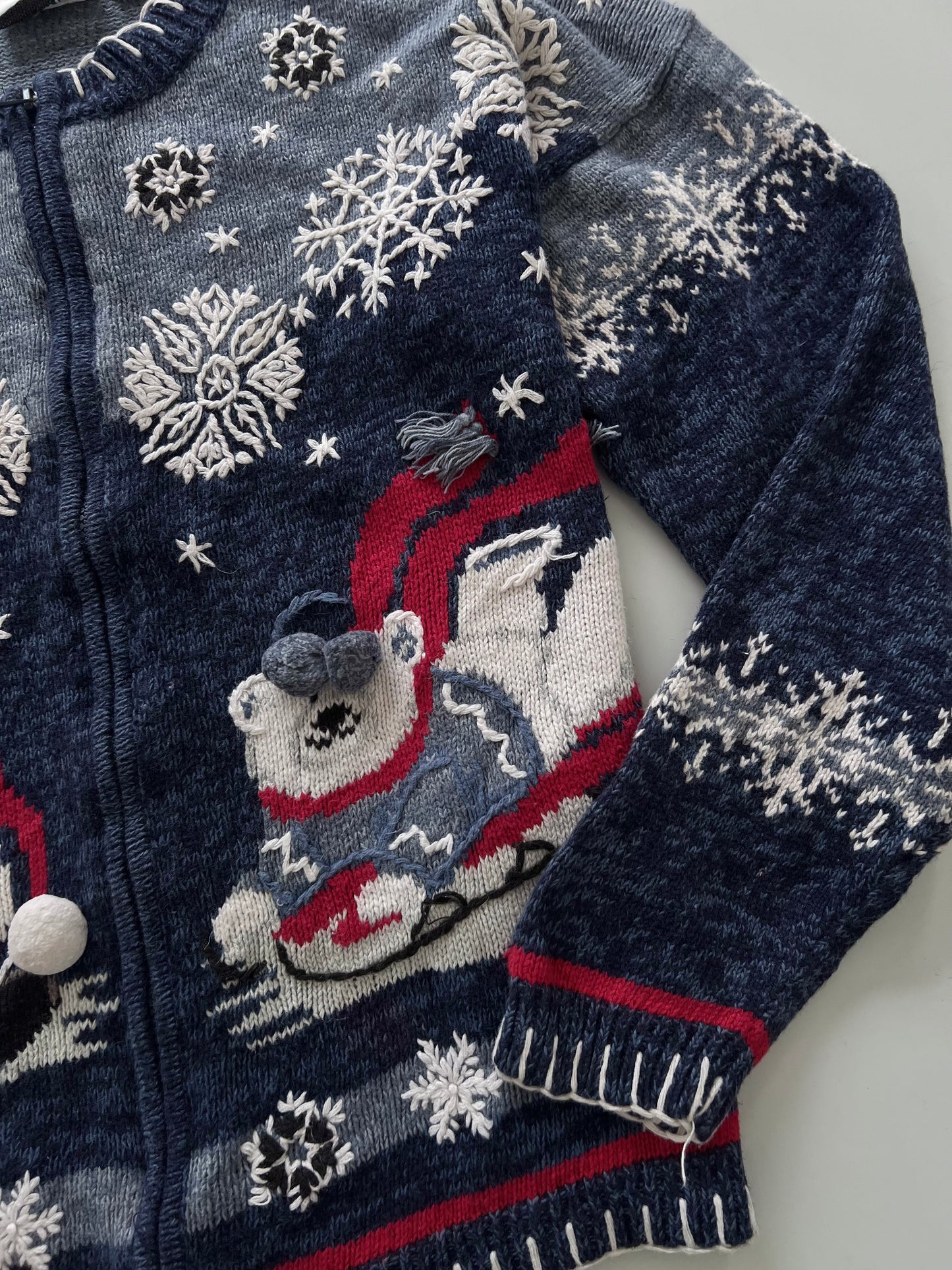 Fashion Embroidered Christmas Zipper-Bust 46