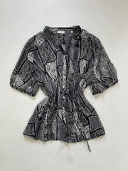 Gina Laura Sheer Shirt-Bust 48