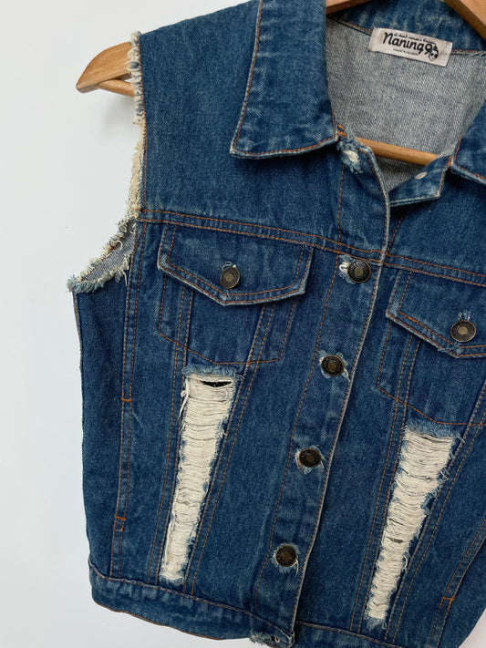 Naning Denim Vest-Bust 32