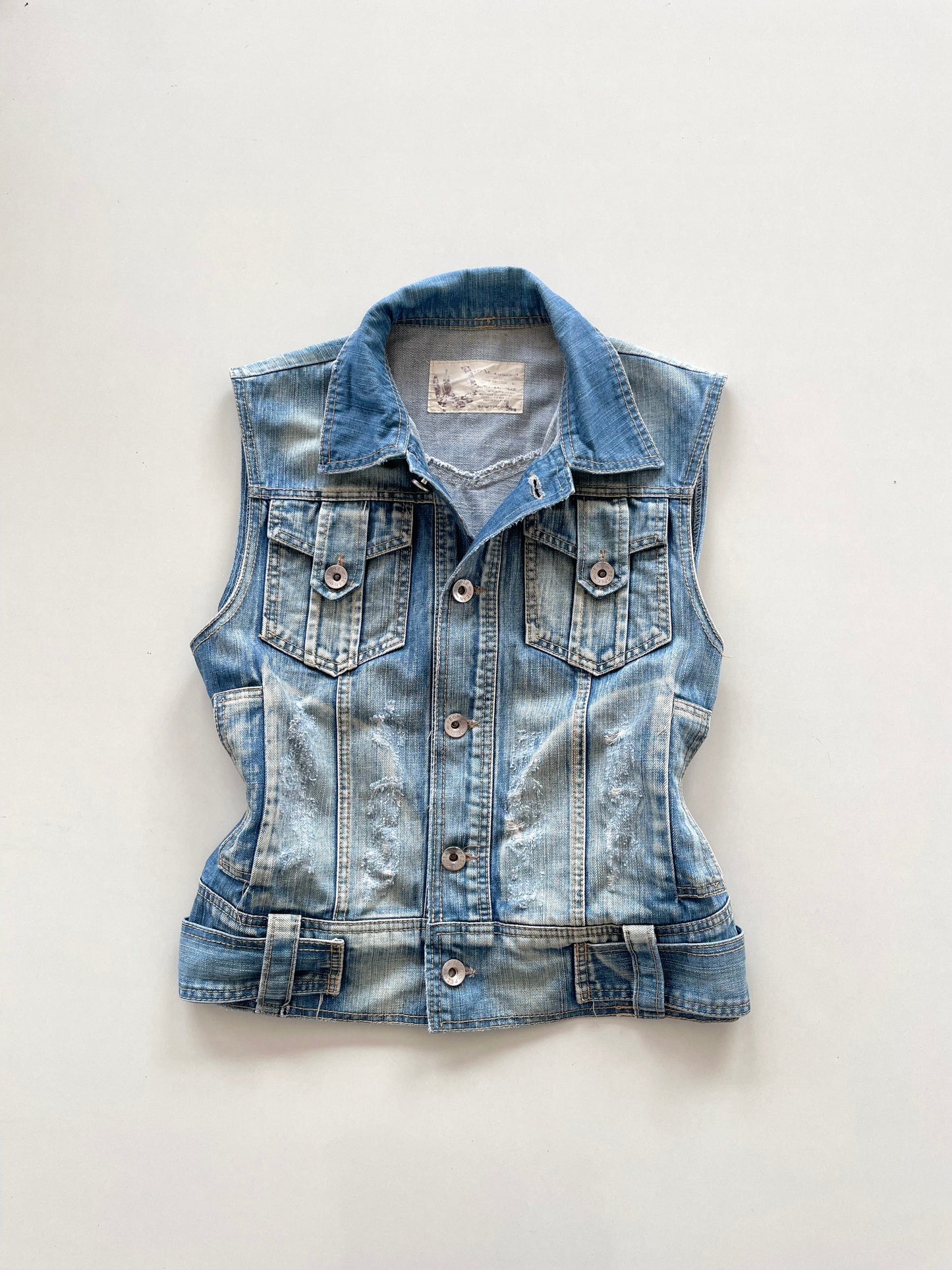 Denim Vest-Chest 38