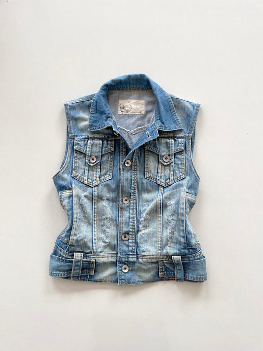 Denim Vest-Chest 38