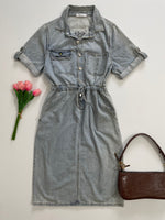 Load image into Gallery viewer, Benaf Denim Dress-Bust 36
