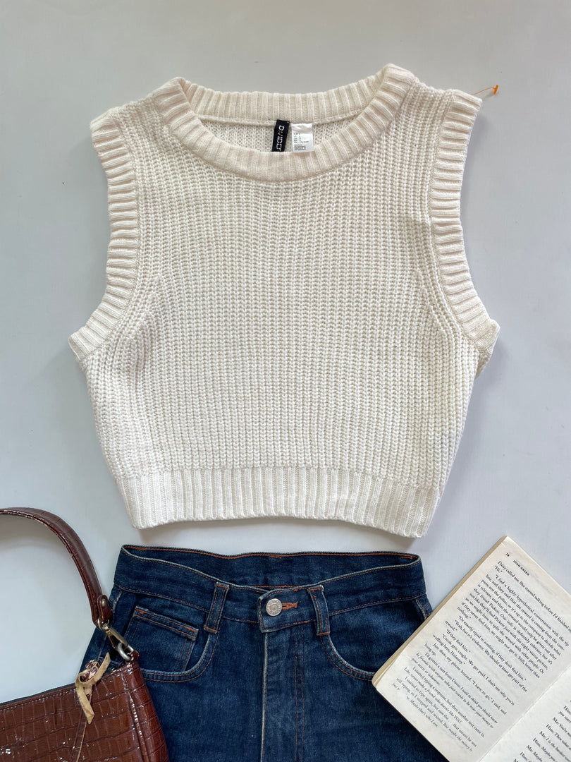 H&M Chunky Sweater Vest-Bust 38
