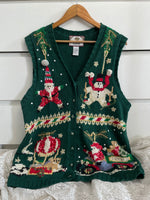 Load image into Gallery viewer, Tiara Vintage Christmas Sweater Vest-Bust 44
