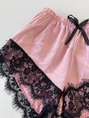 Satin Lace Shorts-Waist 24 to 26