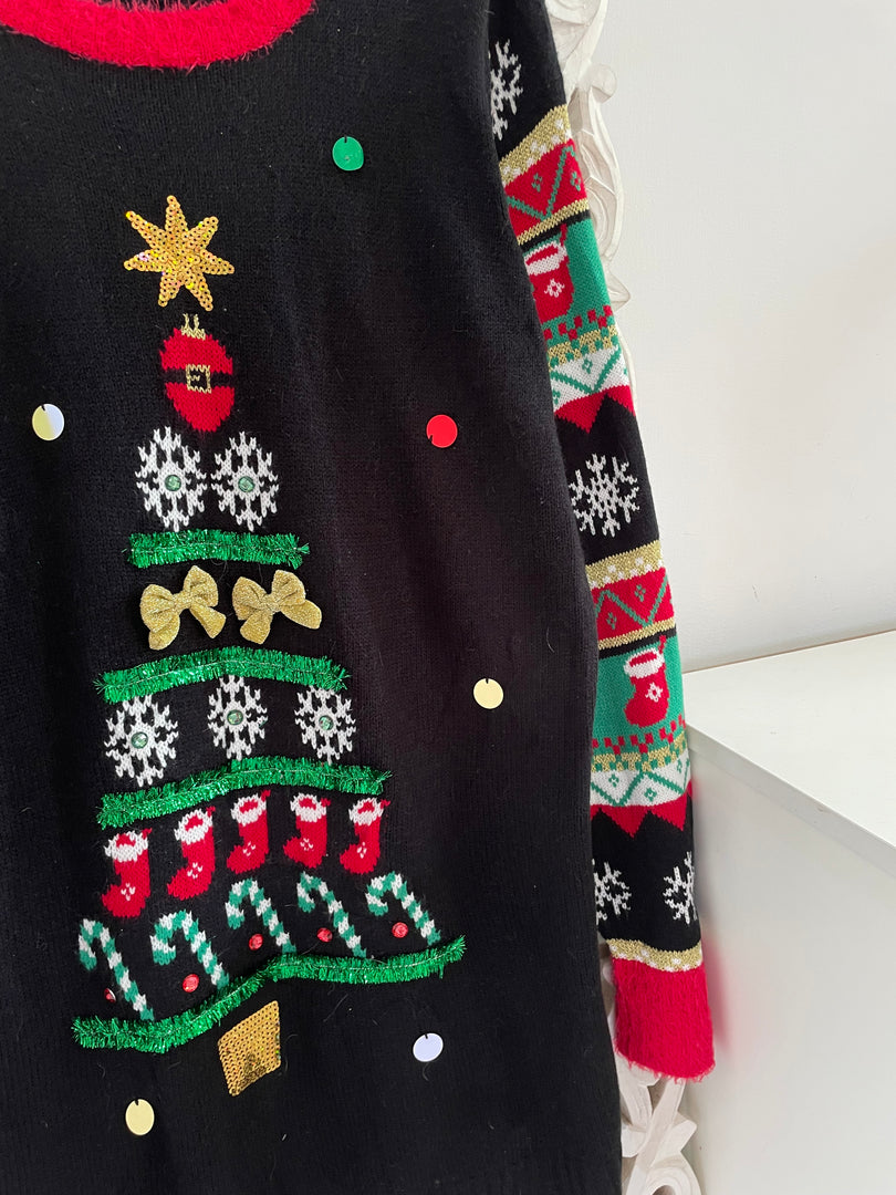 New Tagged Christmas Sweater-Chest 50