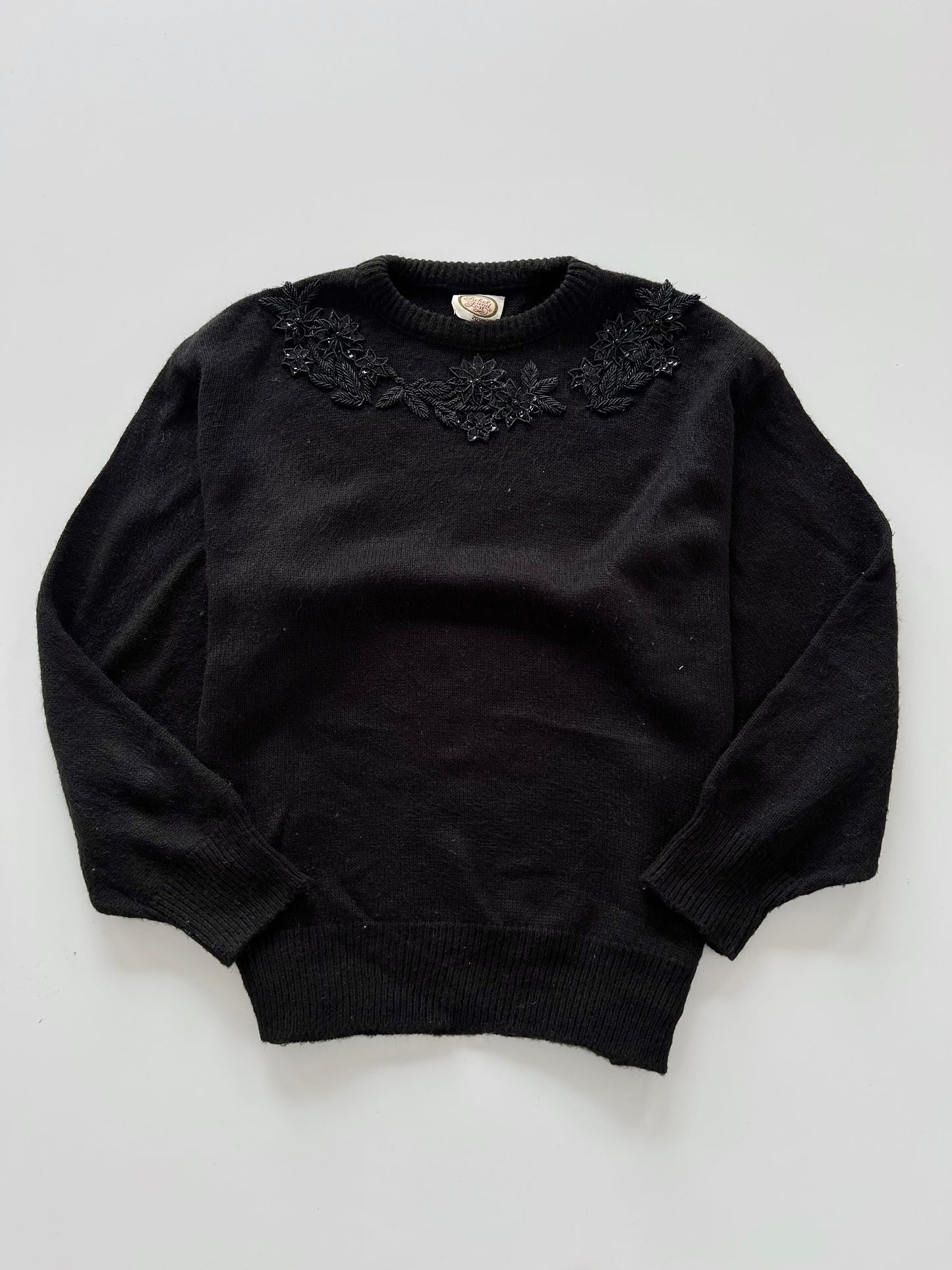 Picket and Post Hand Embroidered Sweater-Bust 46