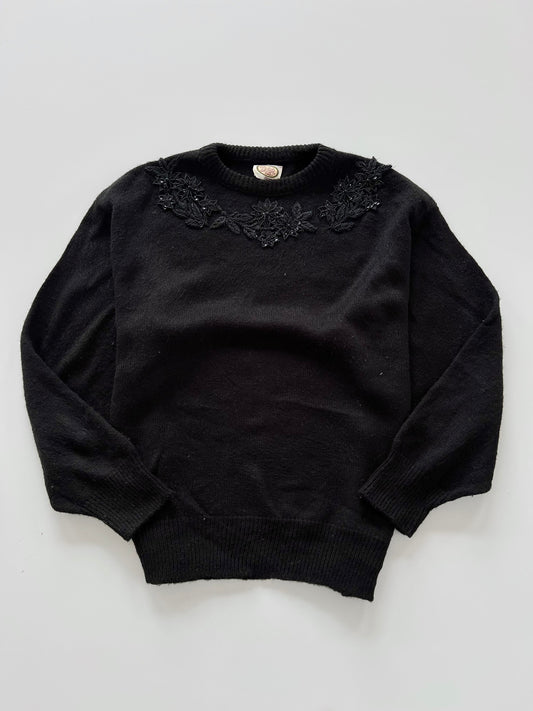 Picket and Post Hand Embroidered Sweater-Bust 46