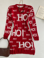 Load image into Gallery viewer, Christmas Sweater Dress-Bust 34