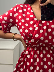 Polka Dots Romper-Bust 34 to 36