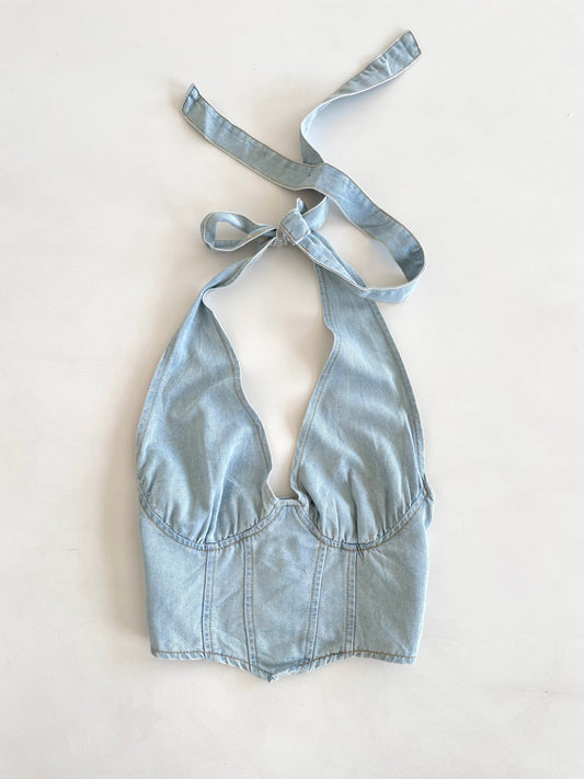 Denim Top-Bust 30