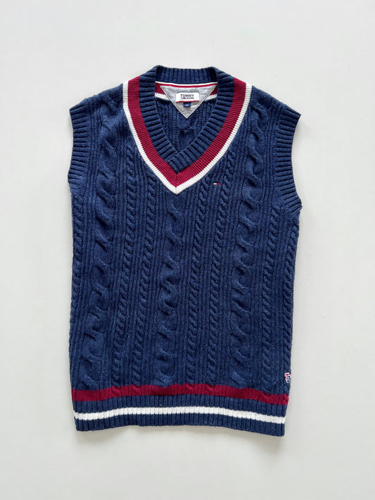 Tommy Hilfiger 65%Cotton 10% Wool Vintage Vest-Bust 48