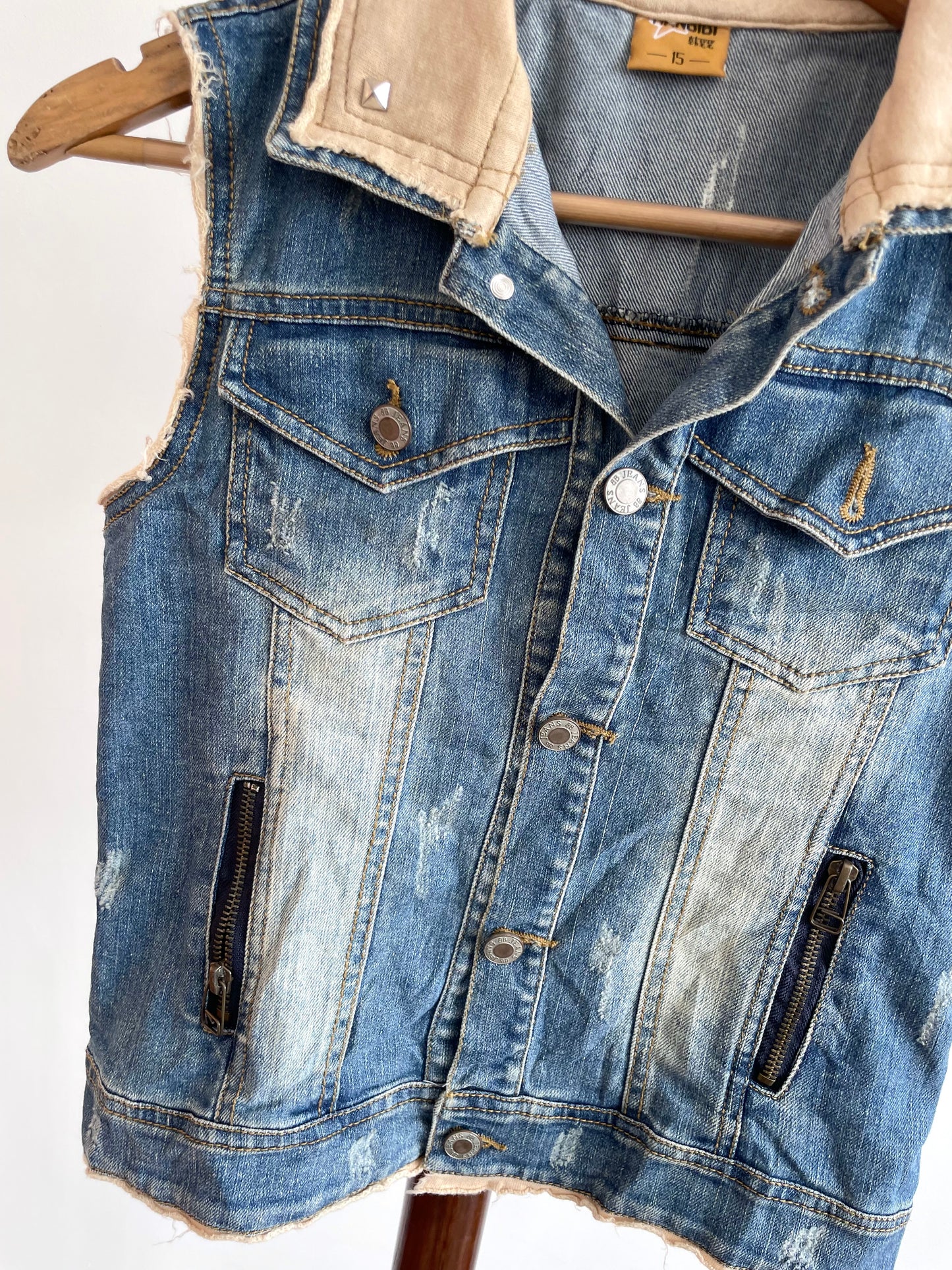 Denim Vest-Chest 32