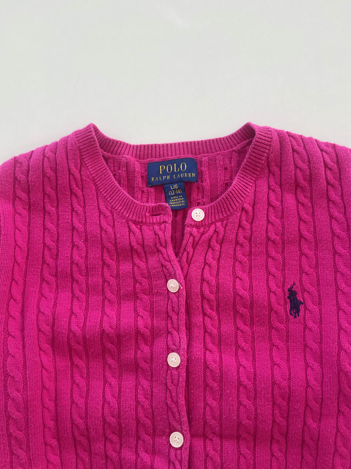 Ralph Lauren 100%Cotton Vintage Sweater-Bust 34