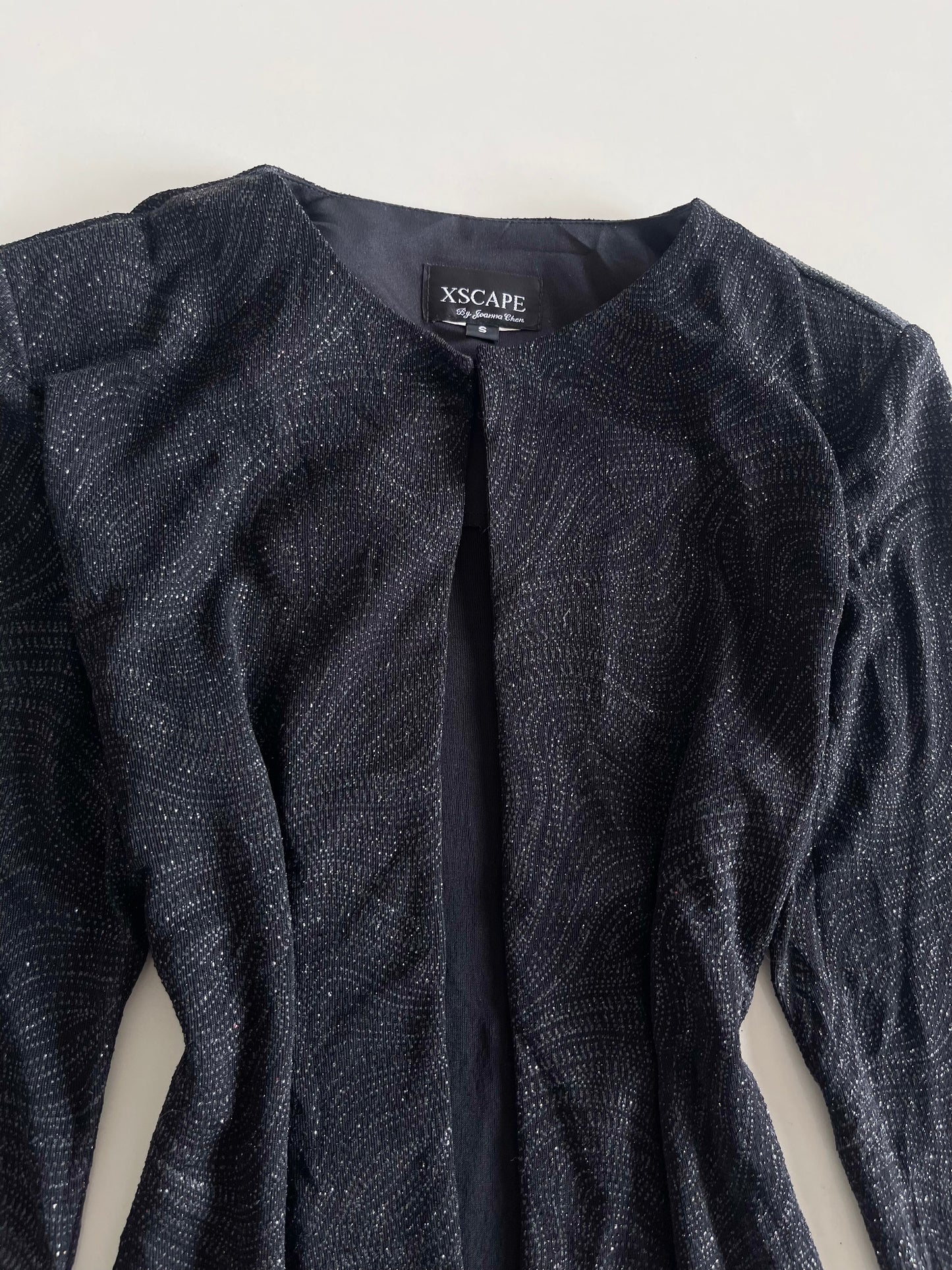 Xscape Shimmer Vintage Shrug-Bust 40