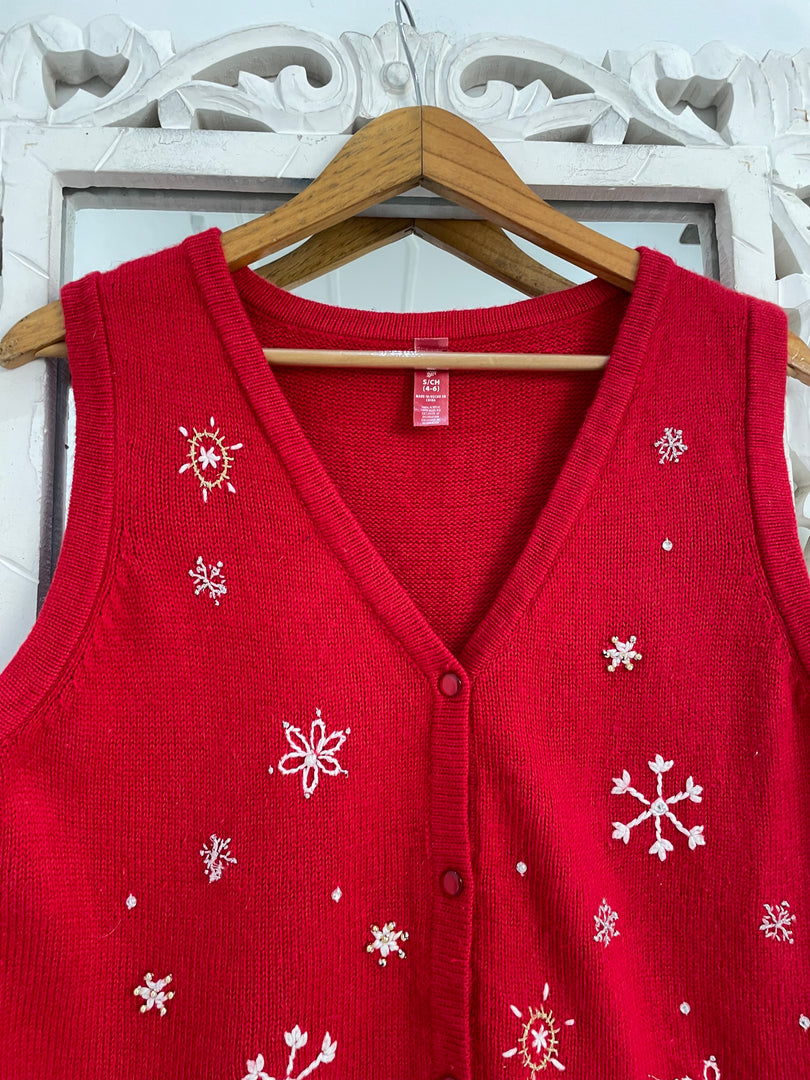 Christmas Sweater Vest-Bust 38