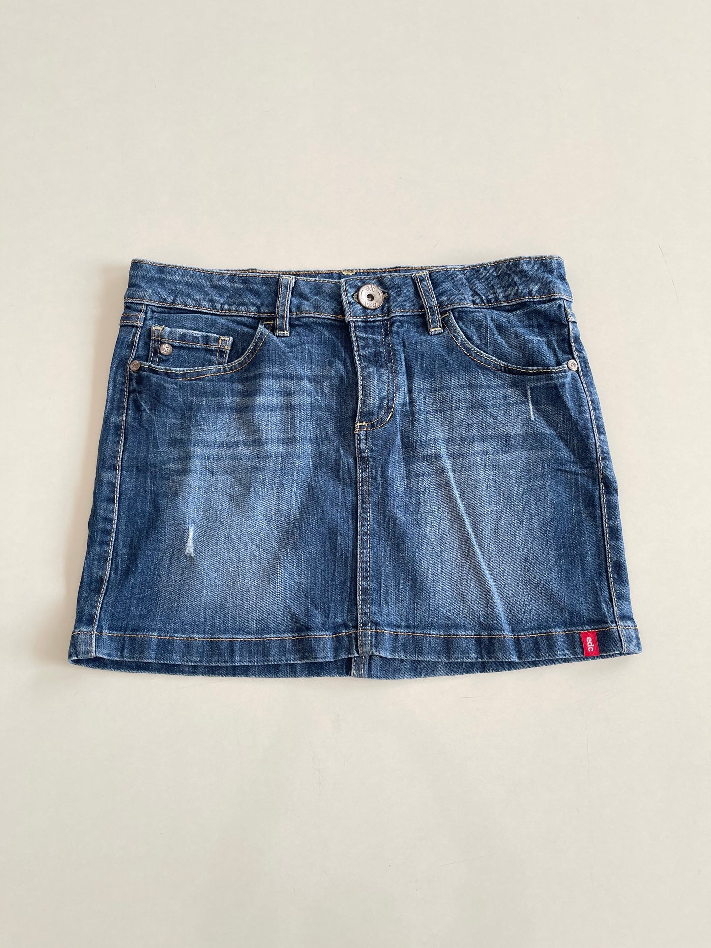 Edc Denim Skirt-Waist 32