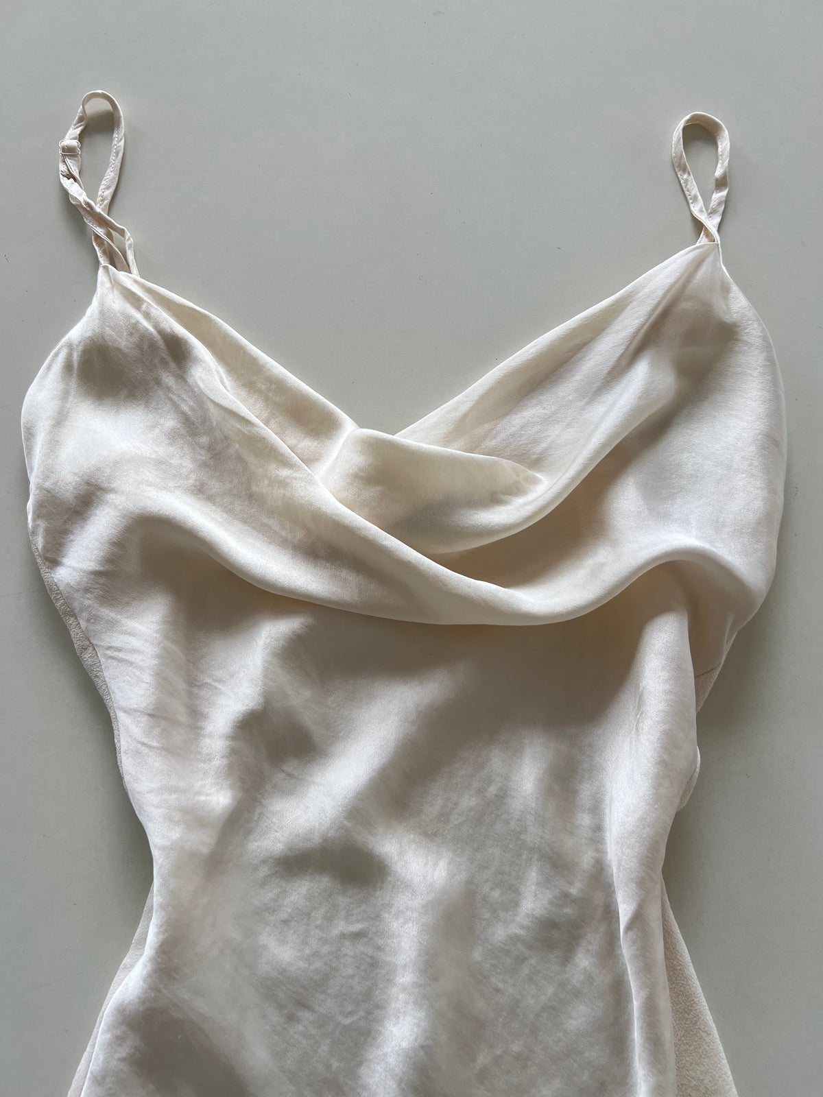 Ragno 100% Silk Cowl Neck Dress-Bust 34