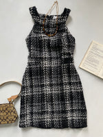 Load image into Gallery viewer, Camaieu Tweed Winter Dress-Bust 30