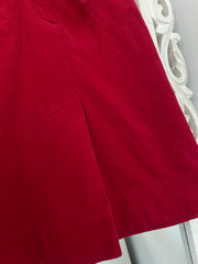 H&m Corduroy Belted Skirt-Waist 36