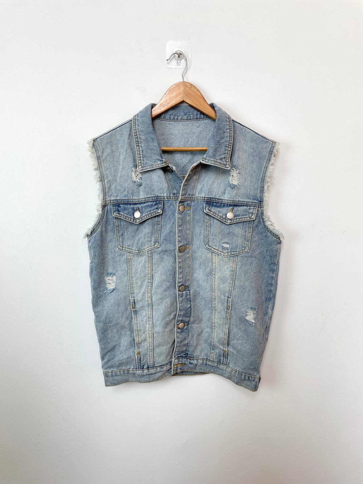 Denim Vest-Bust 40