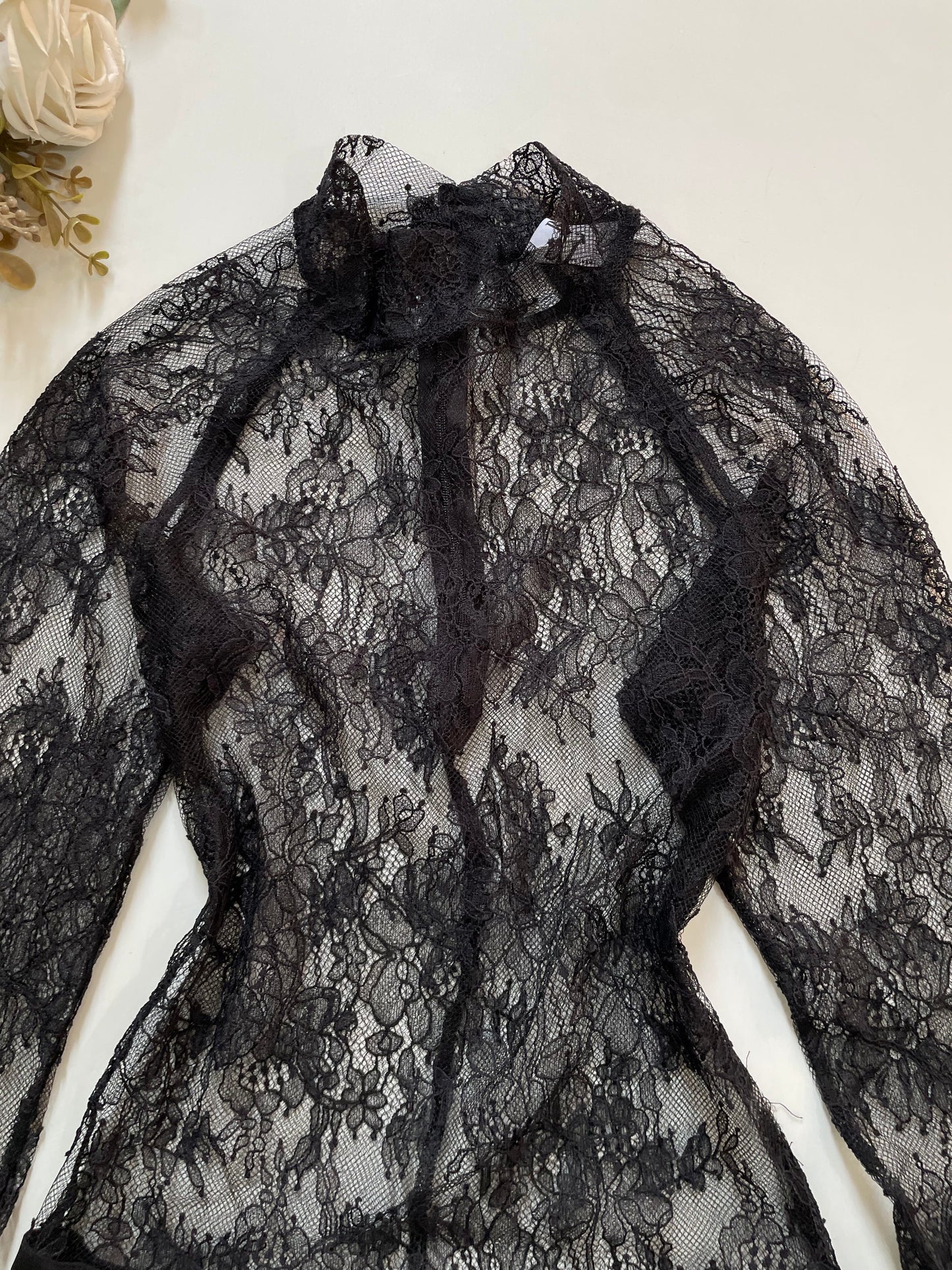 Primark Sheer Lingerie Lace Bodysuit - Bust 28 to 30