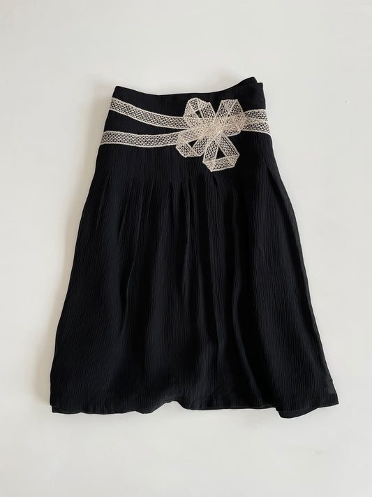Elfee Pure Silk Skirt-Waist 28