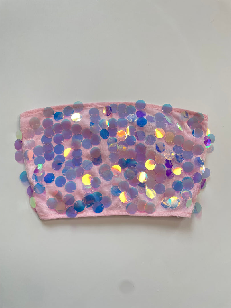 Motel Shell Embroidered Top-Bust 28 to 30