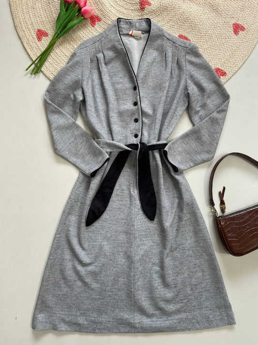 Grey Soft Winter Dress -Bust 36 to 40