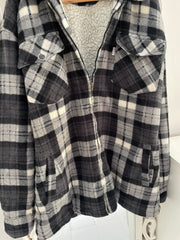 Fleece Lined Super Thick Shacket-Chest 50