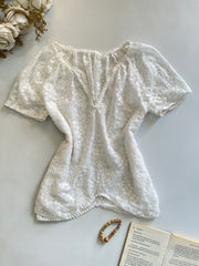 Sheer Lace Top-Bust 46