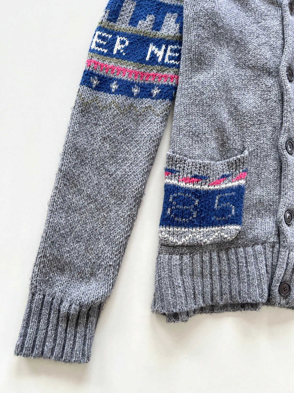 Tommy Hilfiger 56% Cotton 15% Wool Vintage Cardigan-Bust 44