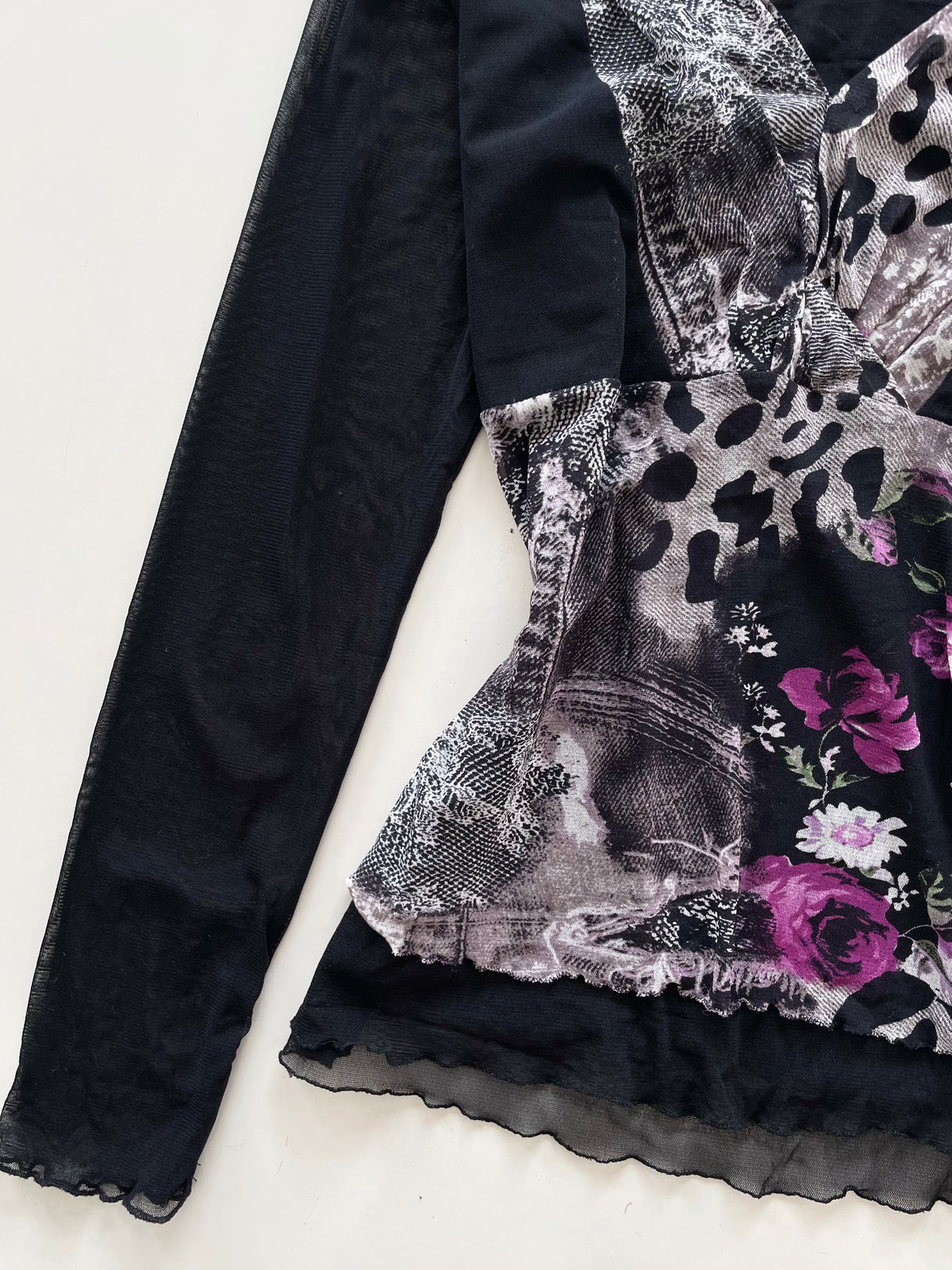 Vintage Floral Top-Bust 40 to 42
