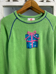 Quacker Factory Embroidered Sweater-Bust 42