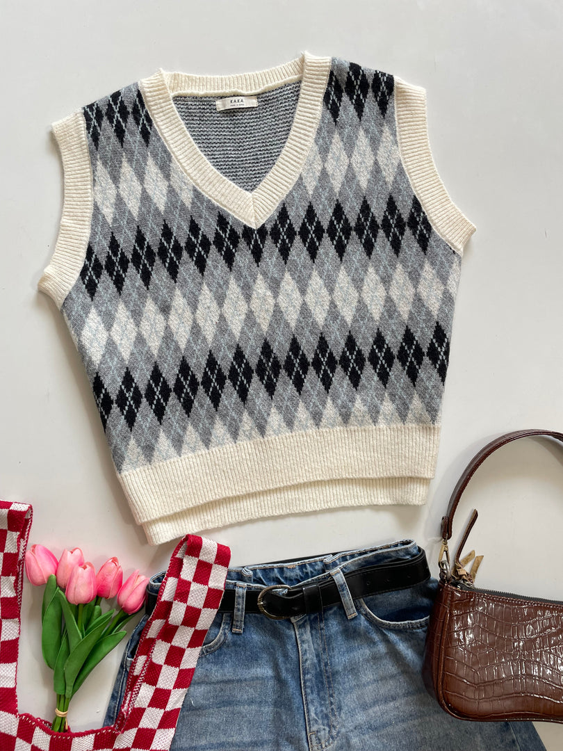 Soft Sweater Vest-Bust 38 to 42