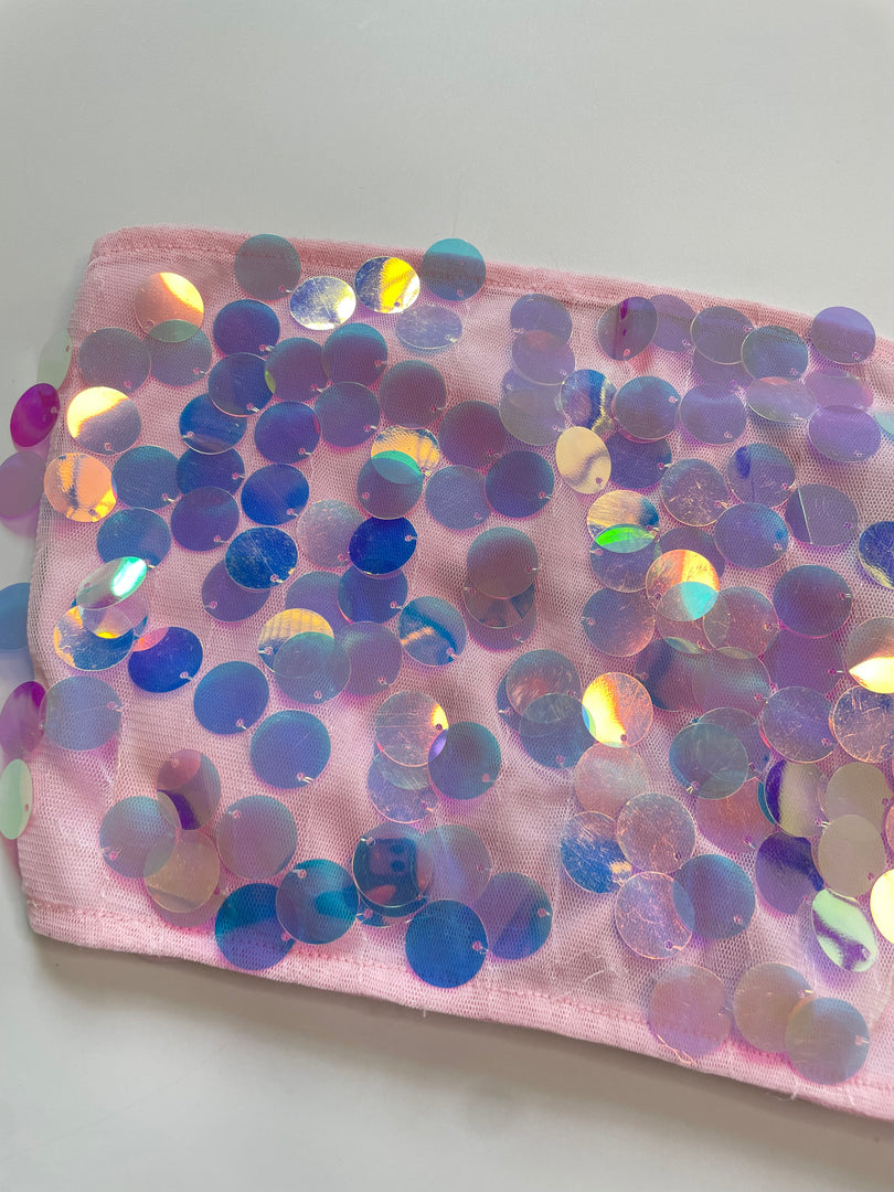 Motel Shell Embroidered Top-Bust 28 to 30