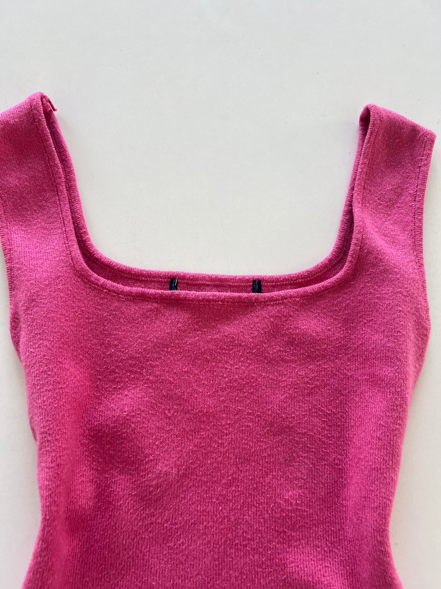 Square Neck Pink Top-Bust 28 to 30