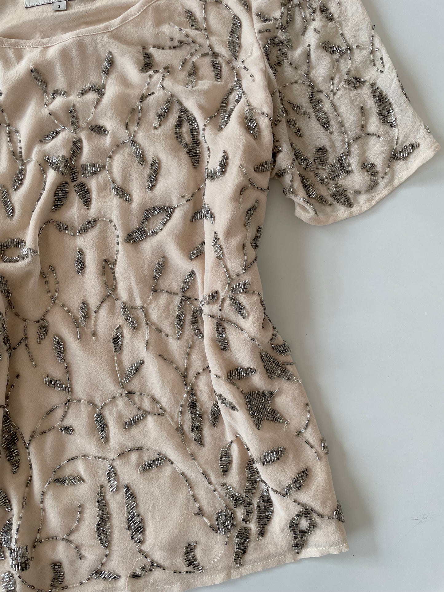 Unjour Ailleurs  Hand Embroidered Top-Bust 42