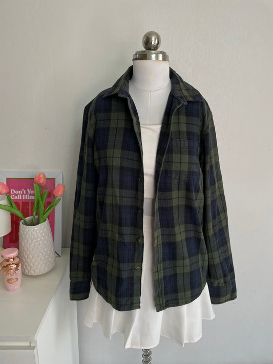 PLAID COTTON SHIRT - BUST 38