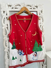 Christmas Sweater Vest-Bust 38