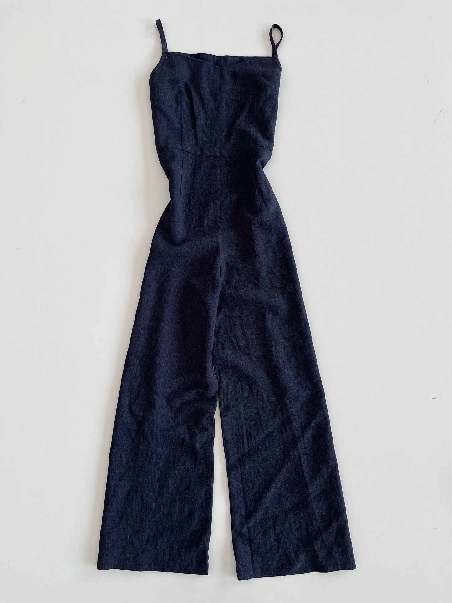 Basic Black Jumpsuit-Bust 38